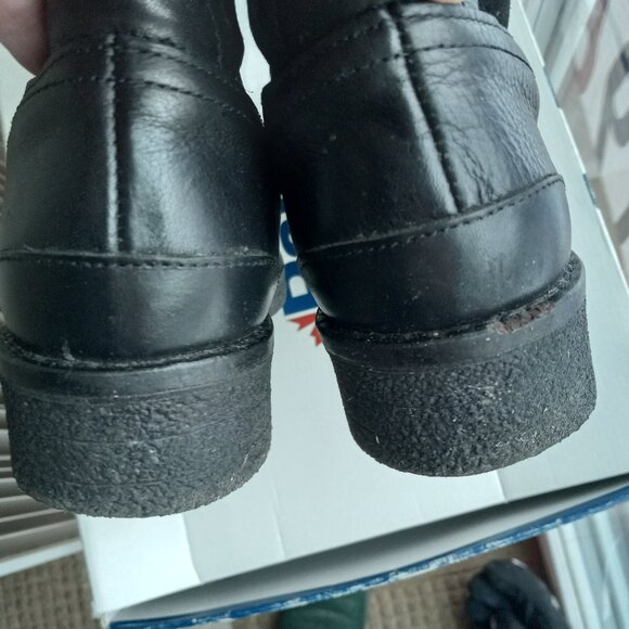 Pajar Karen Black Shearling Lined Boots Sz 38 US 7 - 7.5 - RUN LARGE - FITS SZ 8 - Picture 11 of 16